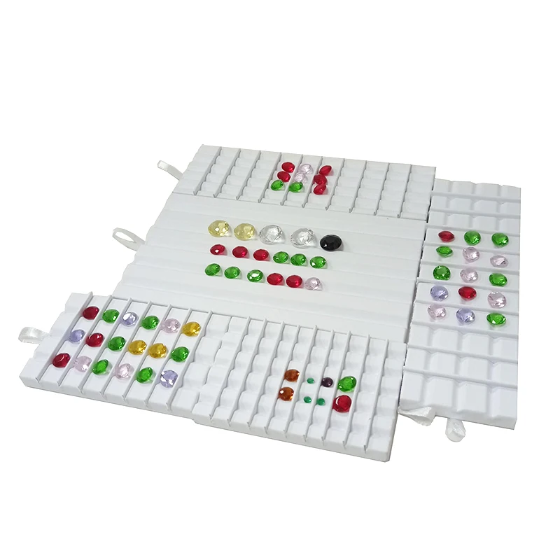 Wholesale Jewelry Gem Display Box Case Loose Diamond Storage Tool Coin Jar Show Tray Gem Pot Gemstone Organizer Holder Container