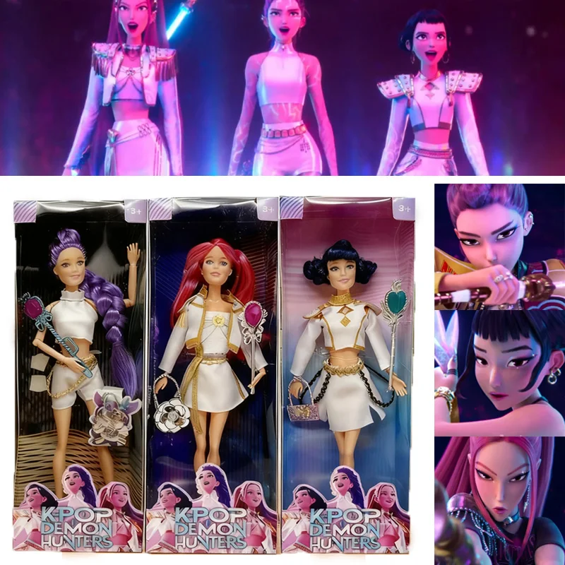 

Новинка 2023 года с нежной текстурой, аниме 30 см, кукла K-Pop, охотники на демонов, виниловая игрушка Rumi Mira Zoey, подарок-сюрприз на день рождения для девочек