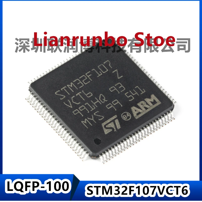 Nuovo microcontrollore MCU originale STM32F107VCT6 LQFP-100 ARM Cortex-M3 a 32 bit