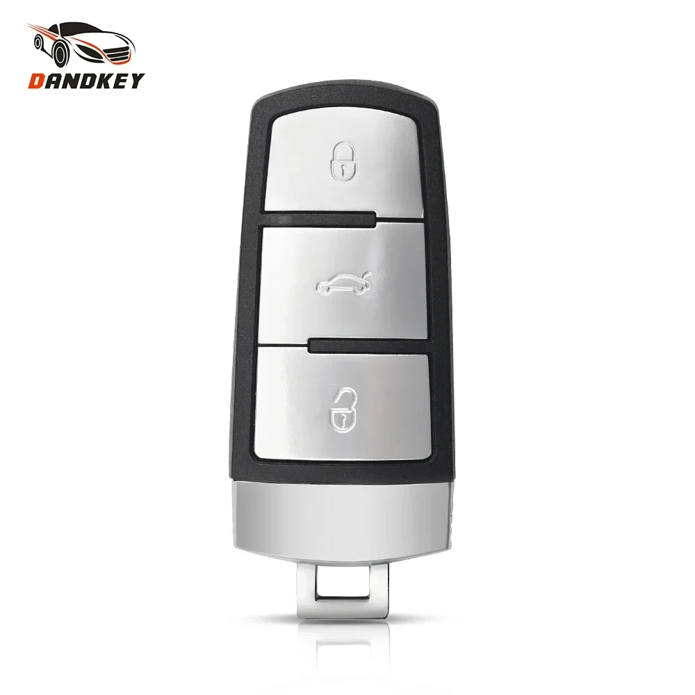 

Dandkey 3PCS Replacement Smart Card Cover With Small Key Blade For Volkswagen VW Passat CC B6 B7 B7L 3C R36 Maogotan B5