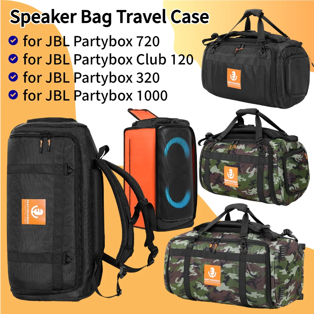 

Portable Speaker Dust Cover Case Waterproof BT Speaker Protective Bag for JBL PartyBox 320 120 720 1000 Speaker Storage Bag