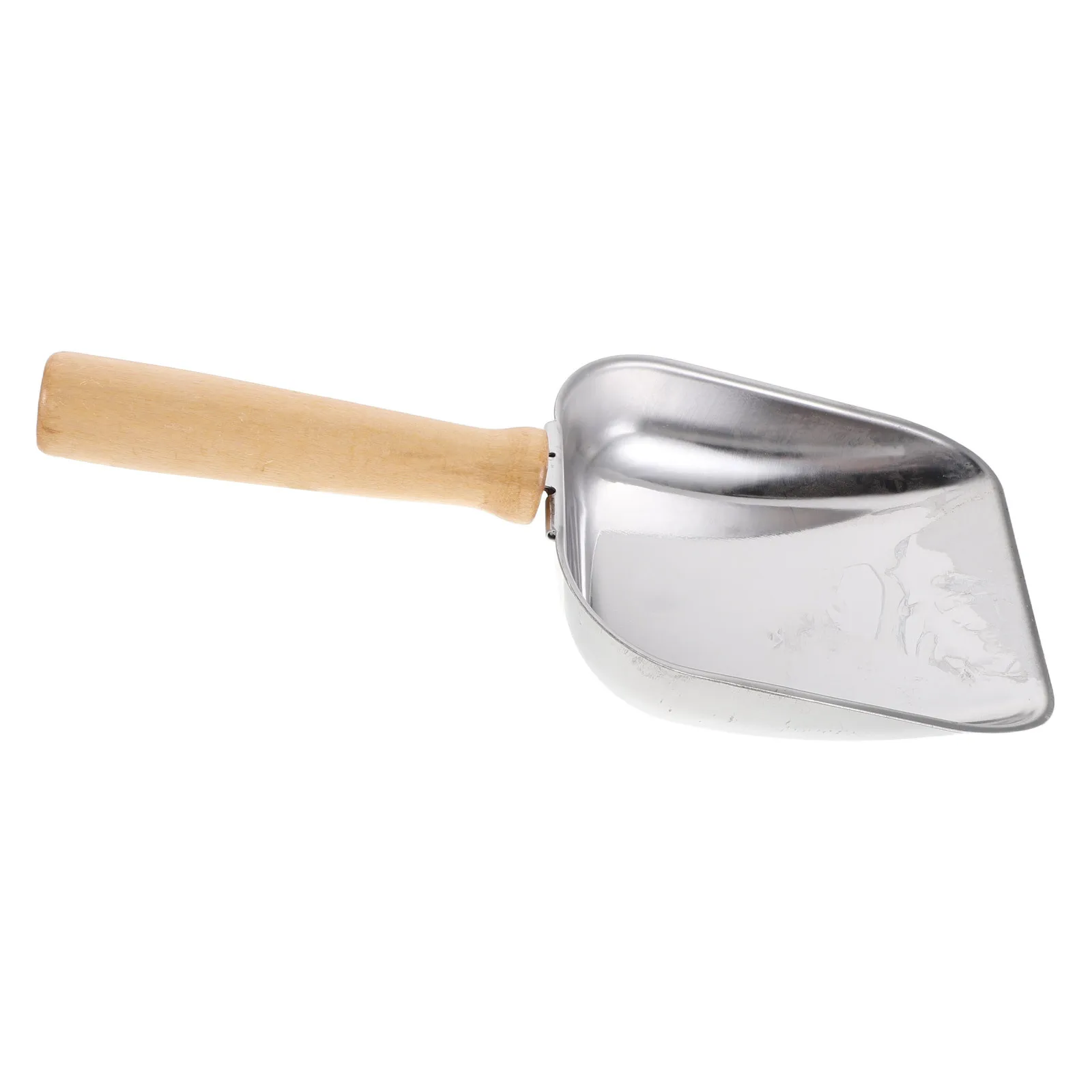 

1pcs Large Stainless Steel Pet Food Scoop For Dogs Cats Durable Dry Wet Feeder Suitable Bird Rabbit Feeding Scooper Kitchen