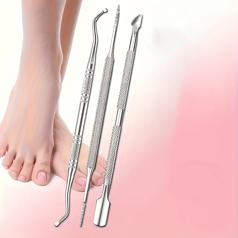 Foot Pedicure Tool Set Nail Art Tool Set Foot Heel Dead Skin Trimming Tool Including Nail Clippers Steel Pusher Pedicure Knife