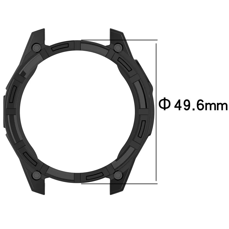 TPU Cover voor Garmin Fenix 8 51mm TPU Zachte Holle Frame Bumper Val Beschermende Voor Garmin Fenix8 47mm 43mm Smart Horloge Case