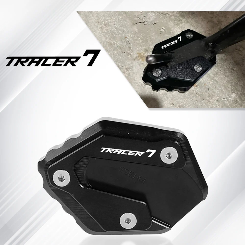 TRACER 7 700 GT Motorcycle Accessories Kickstand Enlarger Side Stand Extension Plate Pad For YAMAHA TRACER 7GT 700GT 2021 - 2024