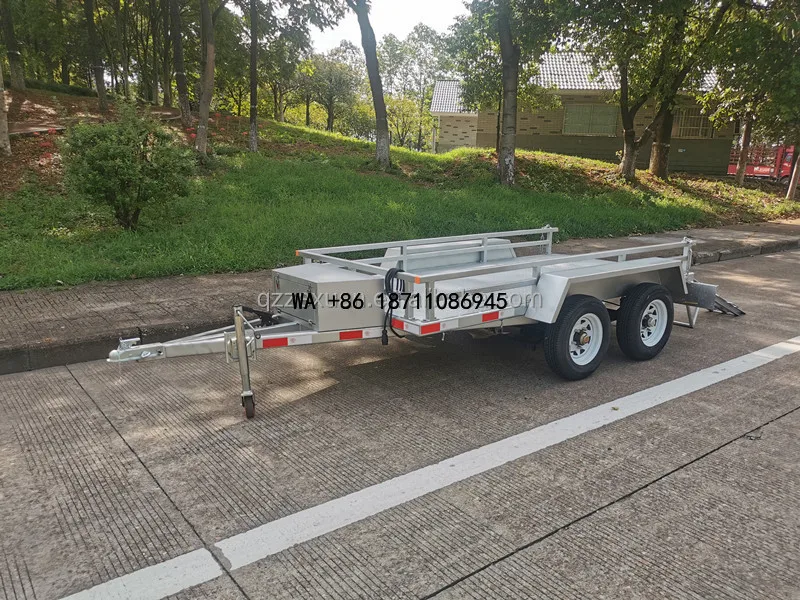 （Factory Direct Sale）Support Customized High Quality Factory Made Galvanized Trailer for Mini Excavator