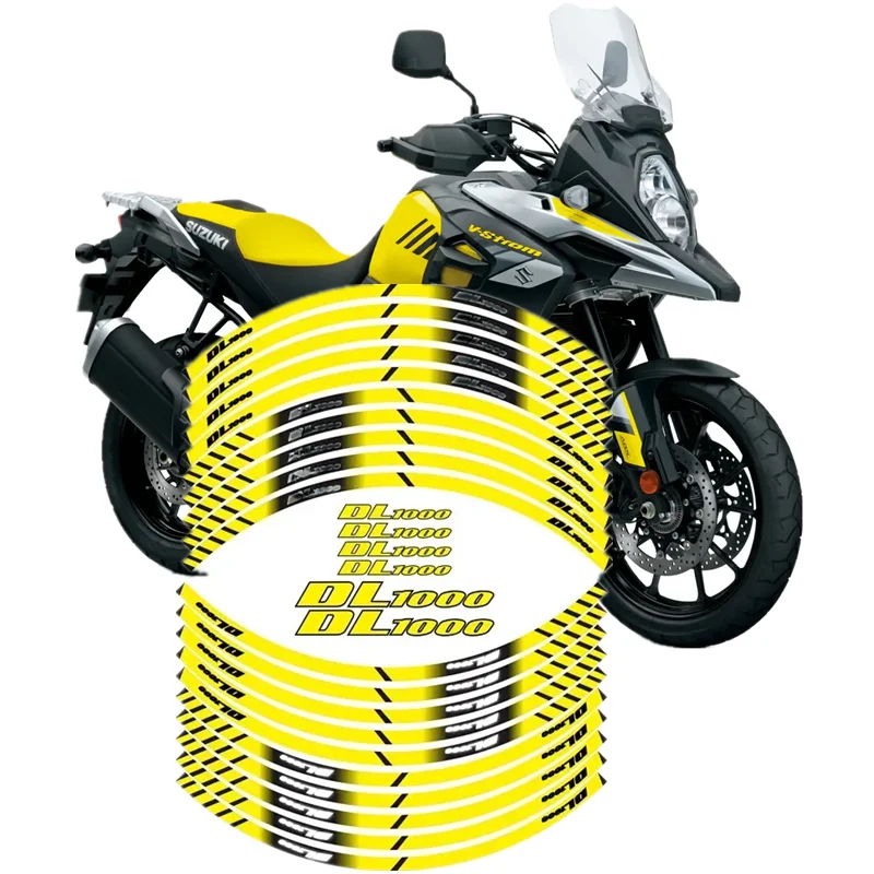 

FOR SUZUKI DL1000 Motorcycle Parts Contour Wheel Decoration Decal Sticker - B