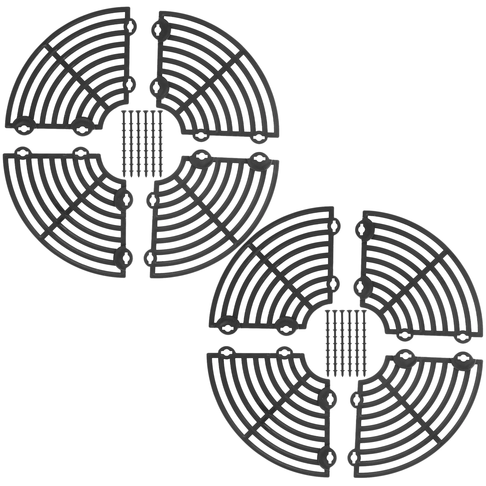 

2pcs Flower Pot Grid Cover Plastic Soil Protector For Garden Plant Pots Prevent Cat Dog Digging Durable Outdoor Indoor Use