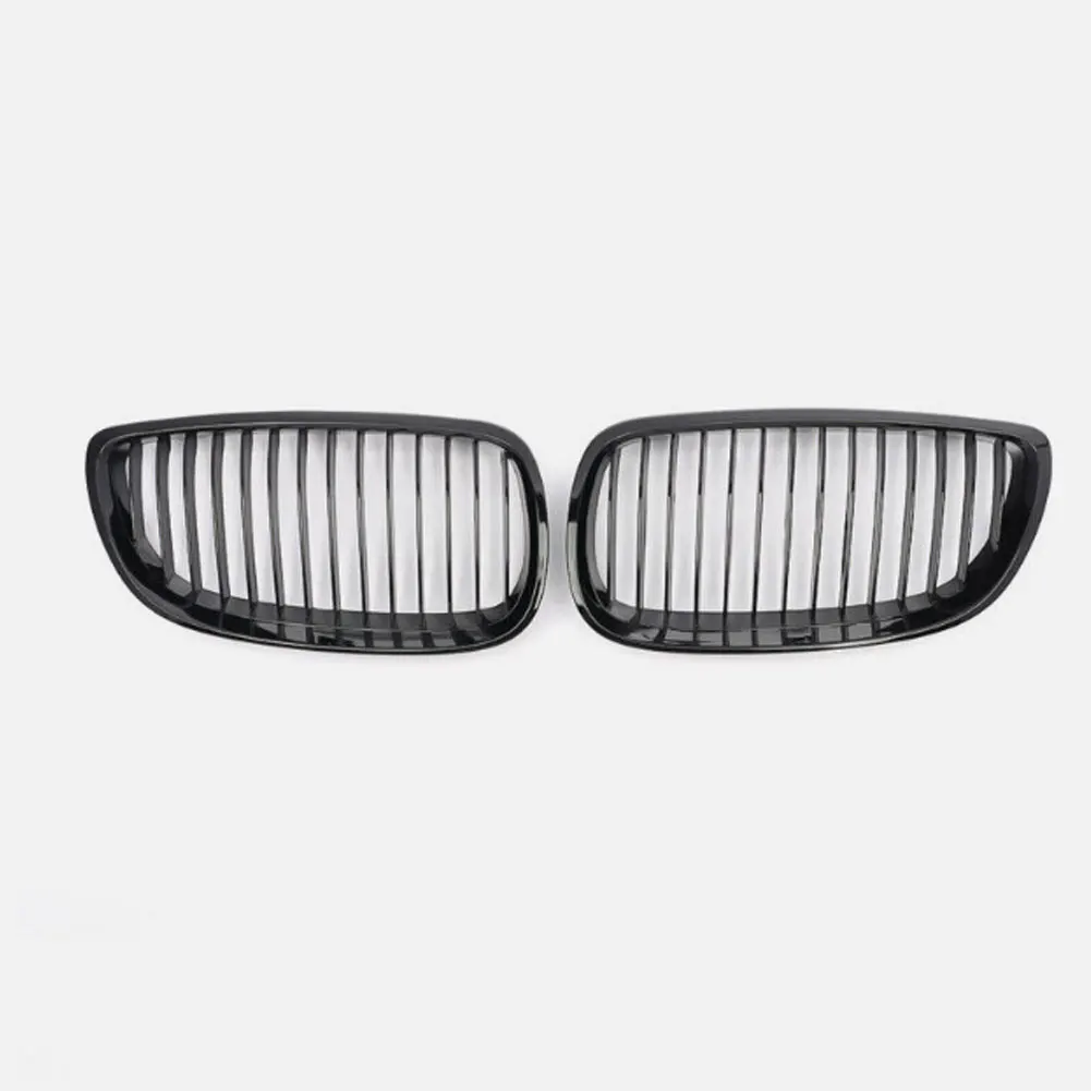 Front Kidney Grille For 3 Series E92 E93 316i 320d 320i 323i 325i 330i 2006-2009 Single Line Front Hood Inserts Replacement