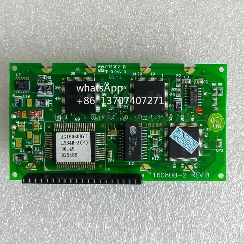 

20PIN Lcd Screen Display For 16080B-2 REV. B AG16080BFJQW30H AG16080BYILY34H-A D333D2-B