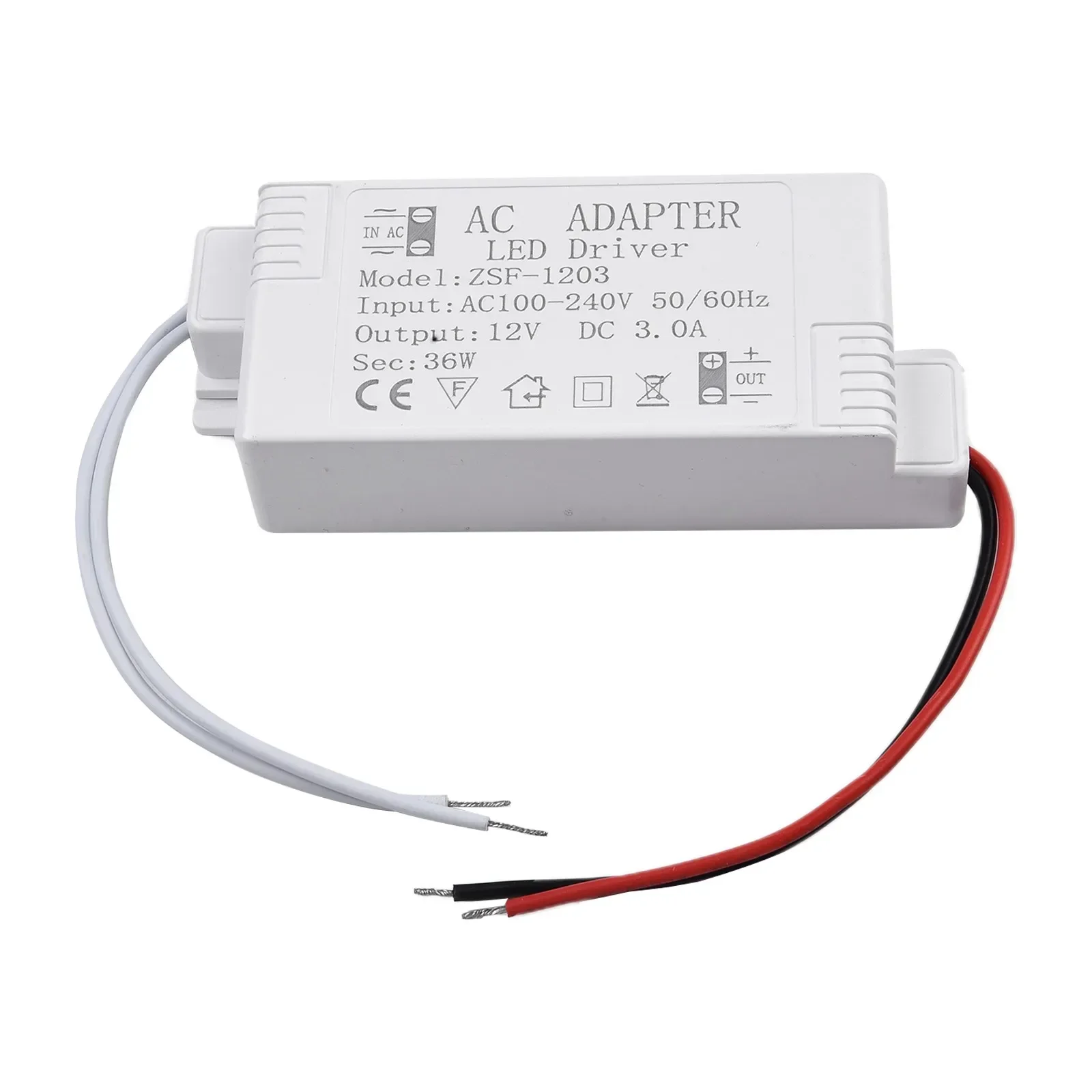 LED Driver Adapter For LED Lighting AC90-240V To DC 12V 12W 24W 36W Non-Isolating Transformer For LED Ceiling Light Replace