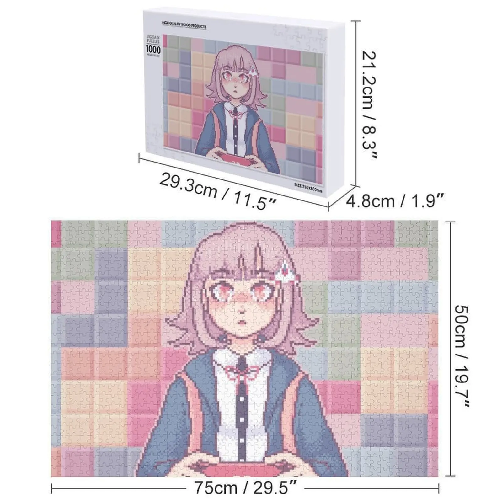 Gamer ultime : Chiaki Nanami Puzzle Photo personnalisée Cadeau Photo Cadeaux personnalisés Puzzle personnalisé