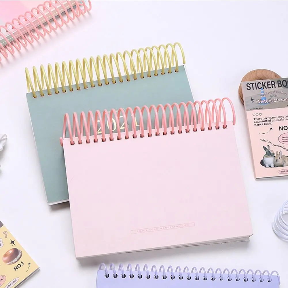 5PCS 16/35MM Scrapbook Album Binder Loose-leaf Binding Coils Spiral Trimmable Loose-leaf Binding Strip Plastic Binding Rings