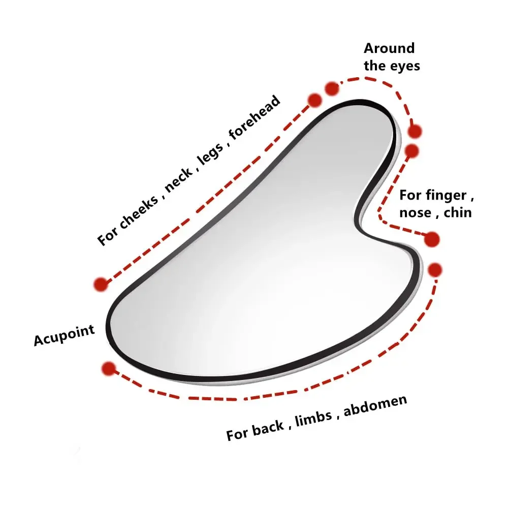 Ice Face Roller & Stainless Steel Gua Sha Tool Set, Facial Massager Ice Roller Skin Care Tool Beauty Set Lifting Contouring Tool