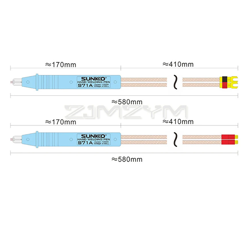 SUNKKO HB-71A Spot Welding Pen for Lithium Battery Professional Welding Pen For 709A 709AD+ Series Spot Welders Y type O type