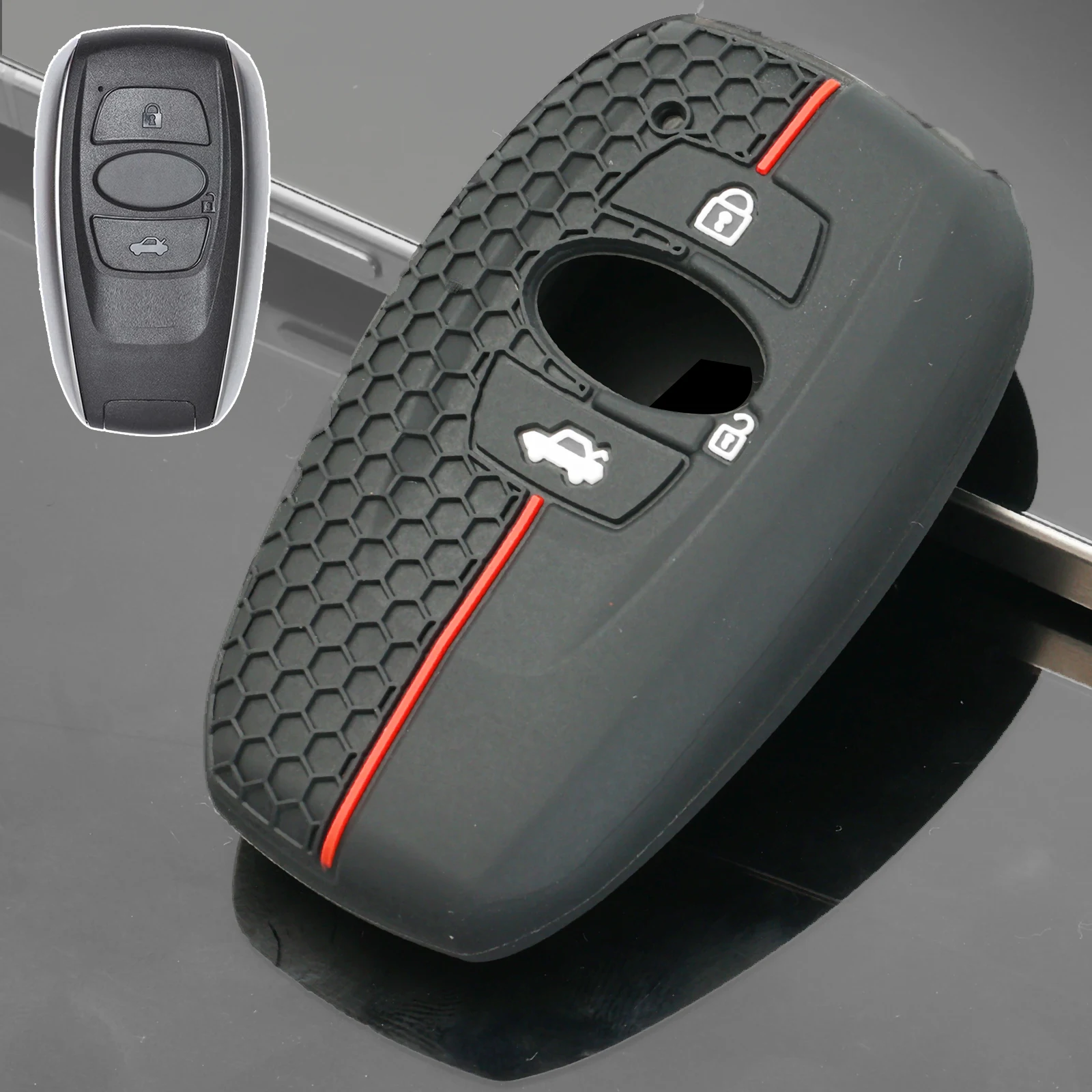 3 Button Remote Car Key Case Cover Holder Silicone For Subaru Legacy Impreza Forester XV Trezia BRZ WRX Levorg Outback Ascent