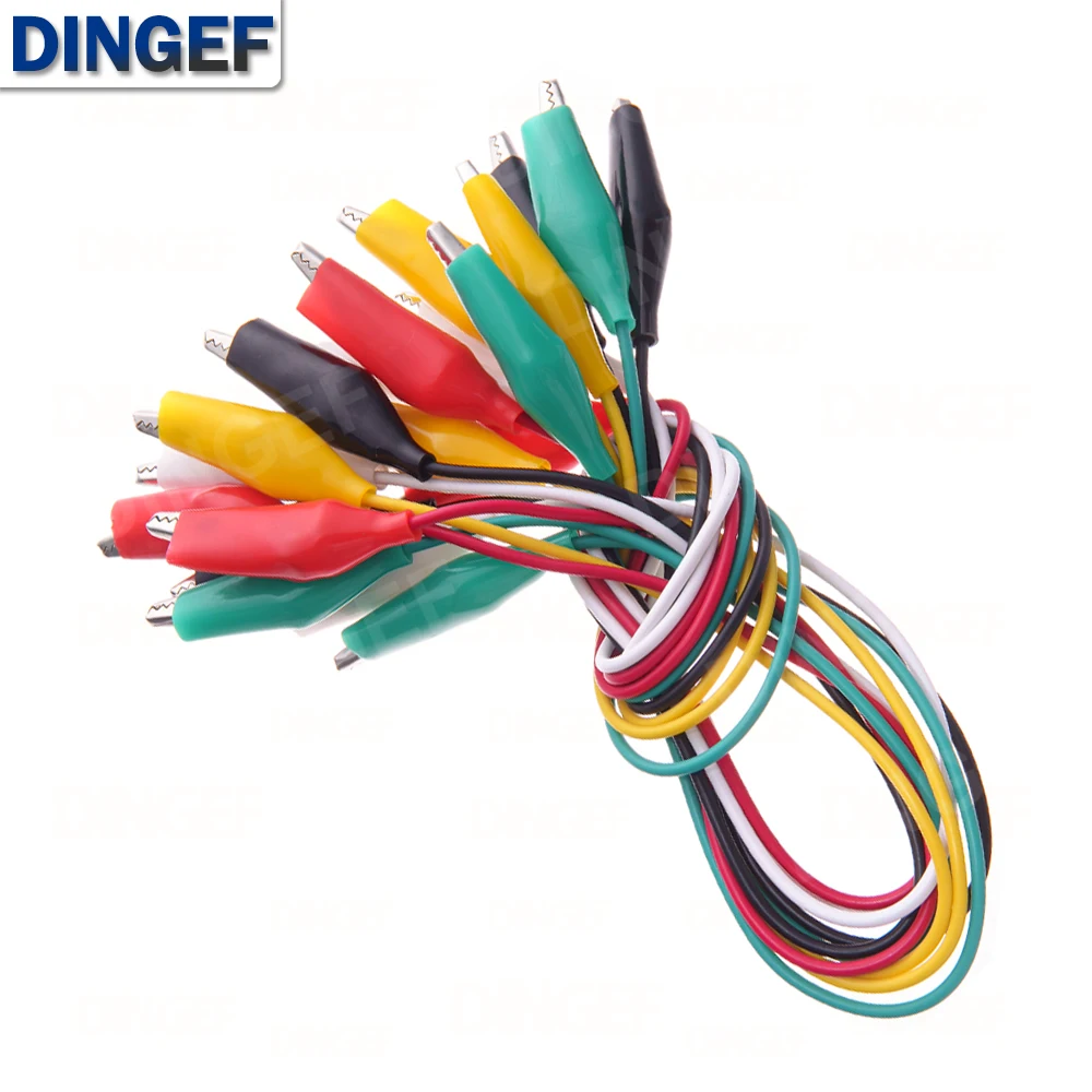 1 قطعة DIY بها بنفسك الكهربائية المتعدد موصلات اختبار التمساح الموز 4 مللي متر التوصيل USB تيار مستمر التوصيل كابل عالمي مع مقاطع التمساح