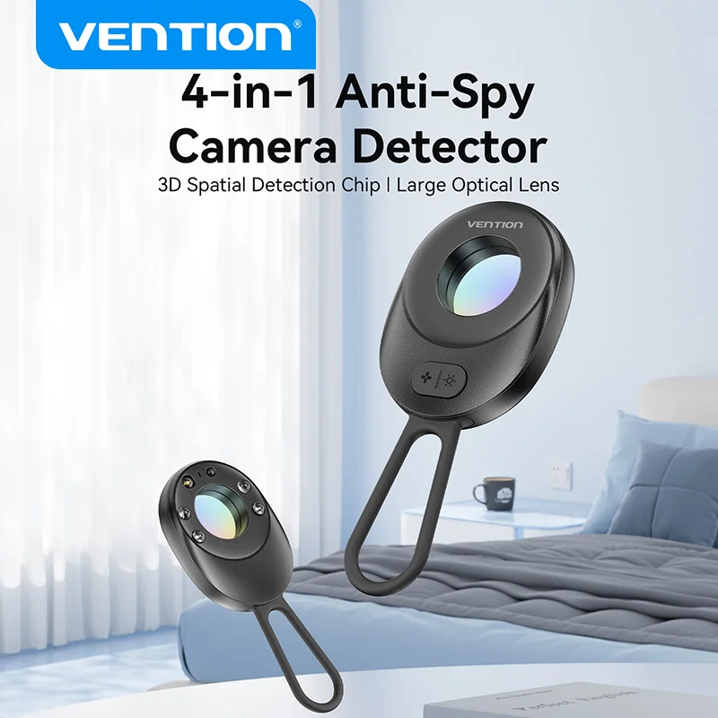 Vention Infrared Camera Detector Intelligent Hidden Camera Signal Security Alarm Anti Spy Candid Peeping Protection Detector ﻿