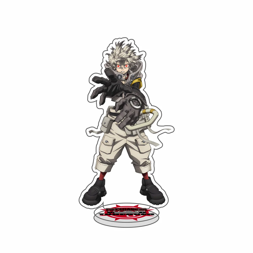 Anime-Figur Gachiakuta Acryl-Standmodell Schlüsselanhänger Rudo Enjin Zanka Riyo Jabber Schreibtisch-Deko Sammlung Cosplay-Fan-Geschenke – Detail 4