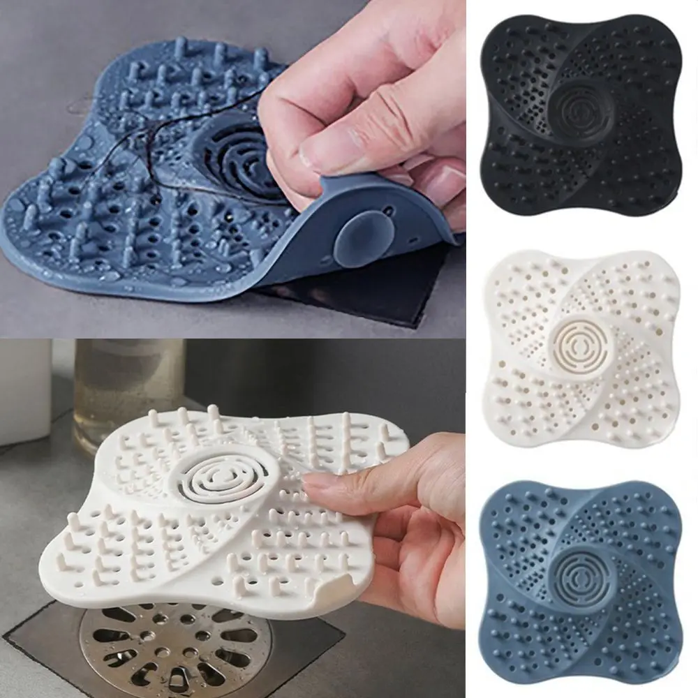 

Антиблокирующий сетчатый фильтр для раковины квадратной формы для очистки волос, канализационный сливной фильтр, сетчатая ловушка для слива пола