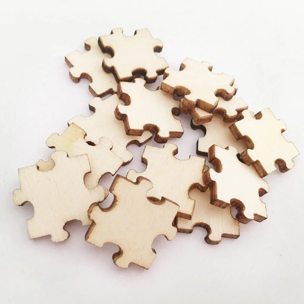 

30 Mm Craft Logs Crafts Embellishments Scrapbooking Jigsaw Puzzle Wooden Toddler