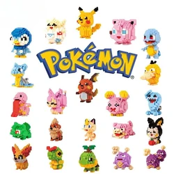 Pokémon Small Building Blocks, Cartoon Picachu, Modelo Animal, Jogo Educativo, Brinquedos Gráficos, Presentes para Crianças