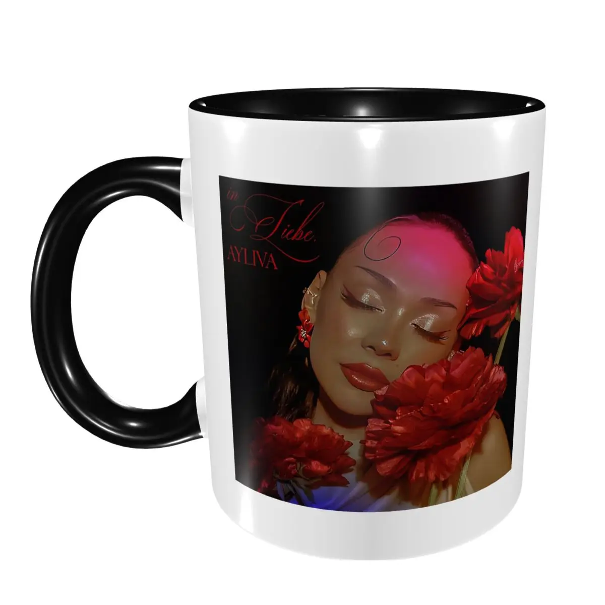 Taza Ayliva In Liebe, tazas de café de cerámica divertidas, tazas de té, taza de leche, regalos para mujeres y hombres