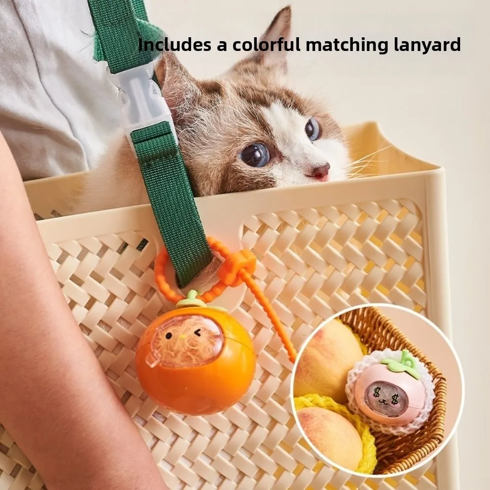 4 قطعة المفاتيح الإبداعية شعر الحيوانات الأليفة المحمولة شفافة الحيوانات الأليفة التذكارية حلقة رئيسية لطيف DIY بها بنفسك الكلب الفراء تخزين قلادة ظهره سحر #4