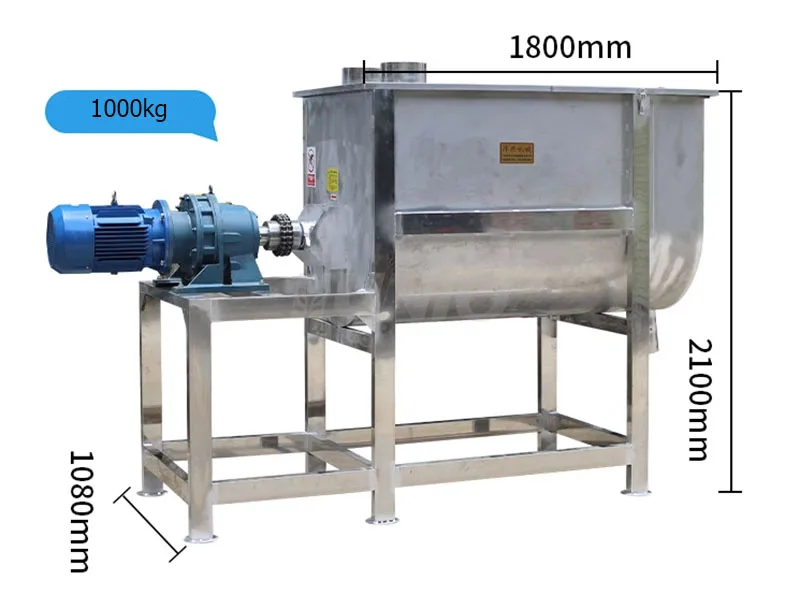 

Peanut Mixer Blende Machine Other Food Processing Machinery Feed Spice Chmical Industrial Blenders Powder 2000L Mixer