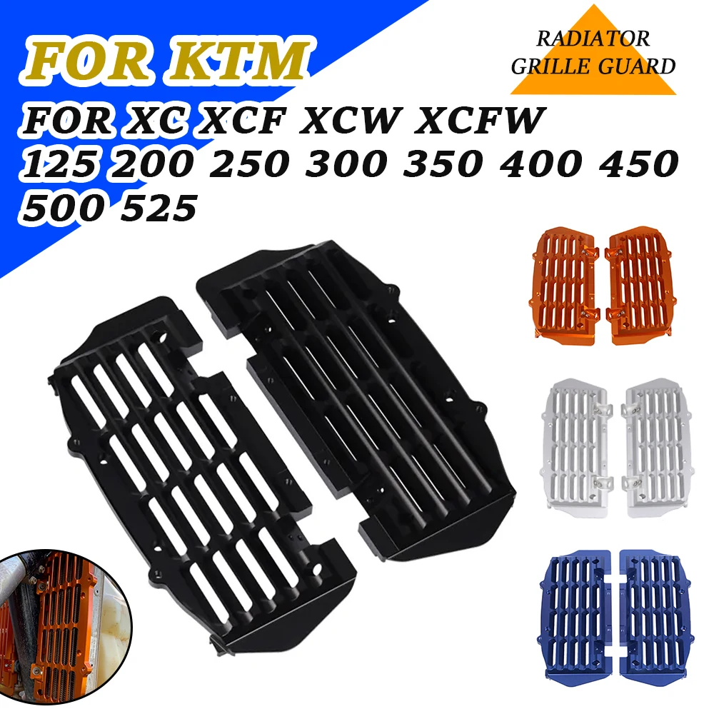 

Radiator Guard Grille Cover Protector For KTM 300 XC XCF SX SXF XCW XCFW EXC EXC-F TPI/Six Days 2016-2019 2020 2021 2022 2023