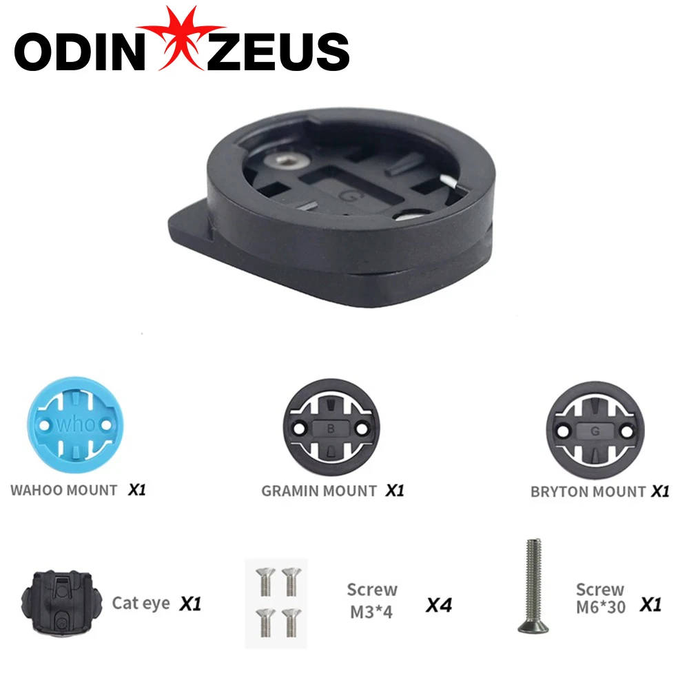 

ODINZEUS Top Cap Integration Computer Mount for Garmin, Wahoo, Bryton, Fraser, Ic, Sl, WC, DC, XC Handlebars, Cockpit, AM Stems