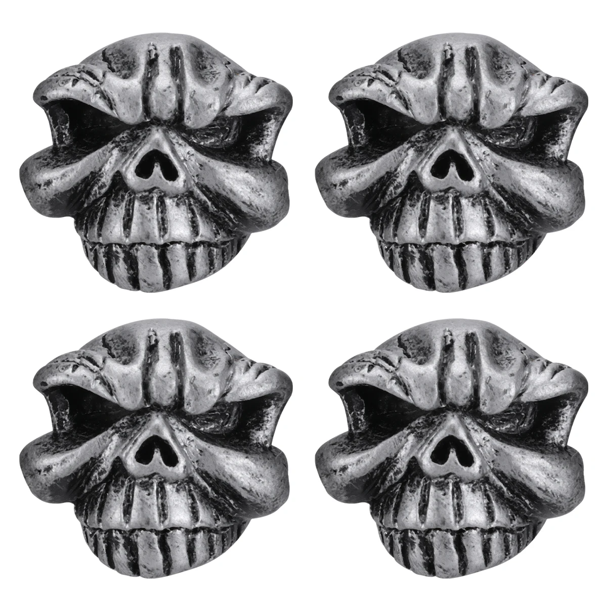 

Skull Head Valve Cap Motorcycle Tire Wheel Stem Caps Bike Cover Durable Safe Prevent Mud Dirt Stable Pressure Bike Accessories
