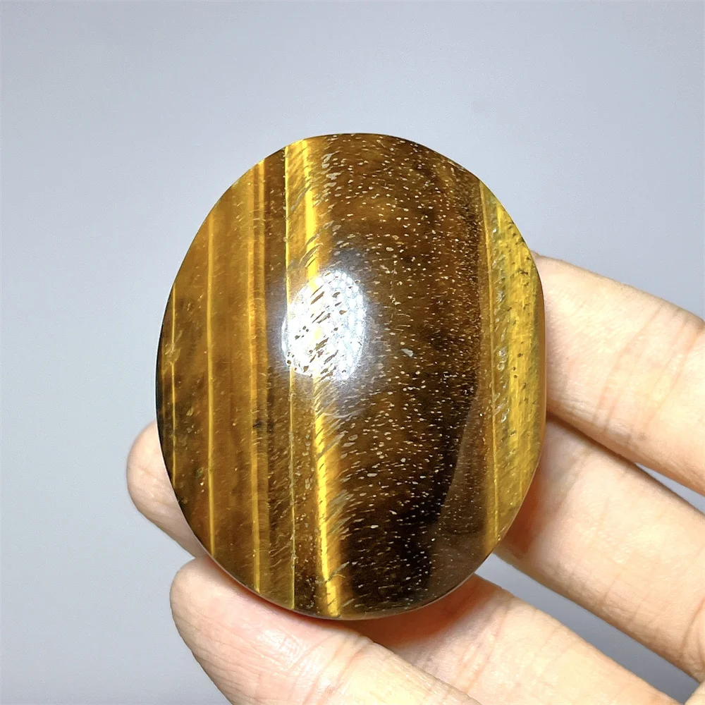 Tiger Eye Palm Yellow Stone Quartz Home Natural Crystal Luck Craft Home Gift Gemstone Energy Spiritual Specimen Room Decoratiom