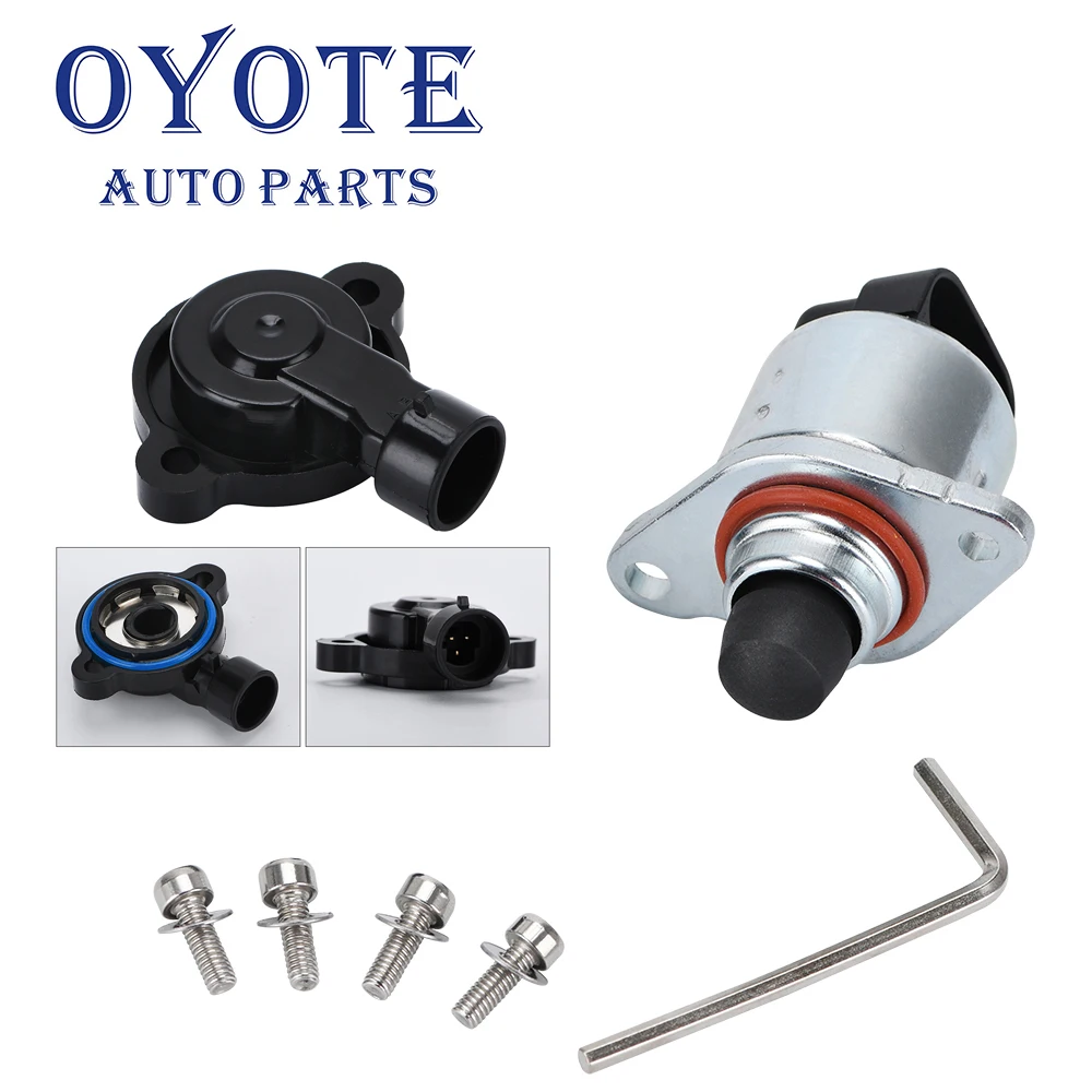 OYOTE Throttle Body TPS IAC 4.8 - 5.3 - 6.0 Throttle Position Sensor For GM LS1/LS2/LS4/LS6/L7