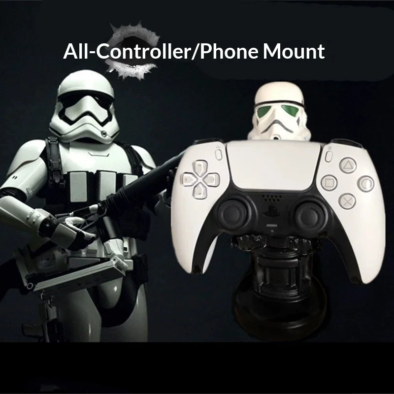 Darth Vader Controller Holder Stand for PS5 PS4 Xbox Gamepad Display Rack Anime Figure Model Desk Organizer Gaming Decor view 3