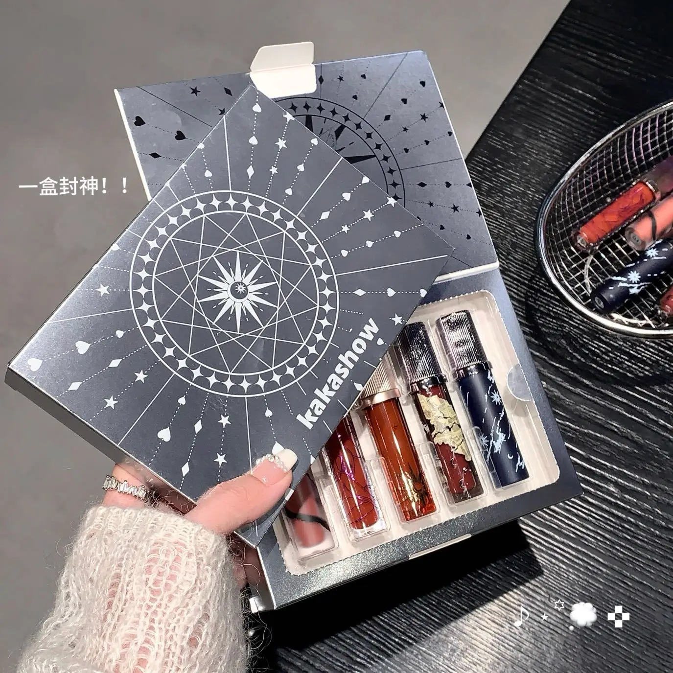 Kakashow Yun Ni Zhi Wang Lipgloss Set Zachte Mist Matte Lipstick Lipgloss Pure Desire Stijl Lip Modder Geschenkdoos