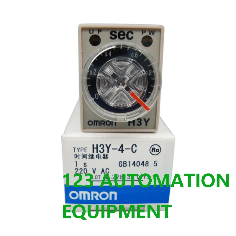 Authentic New Omron H3Y-4-C Time Relay 24VDC 220VAC Miniature Timer 1S/5S/10S/30S/60S/3M view 2