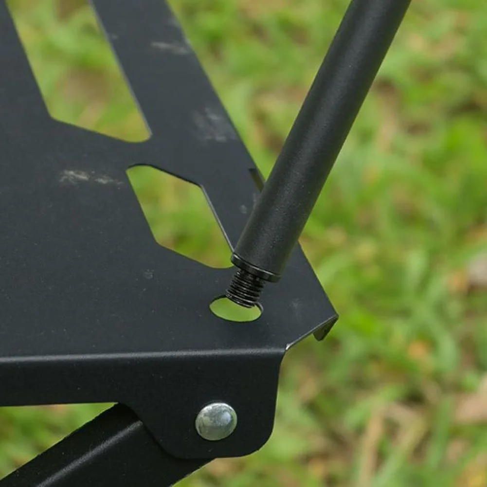 

Aluminum Camping Light Stand with Quick Connect Sections Dual Locking Pins and Compatibility for Tent Table Ground Use
