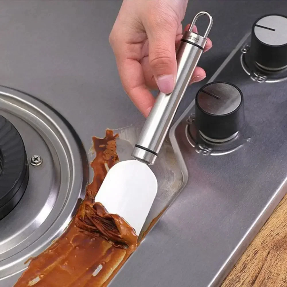 1/2/4 قطعة مكشطة معدنية شديدة التحمل، مجرفة إزالة البقع والصقيع العنيدة، للفريزر والموقد وتنظيف الأرضيات #2