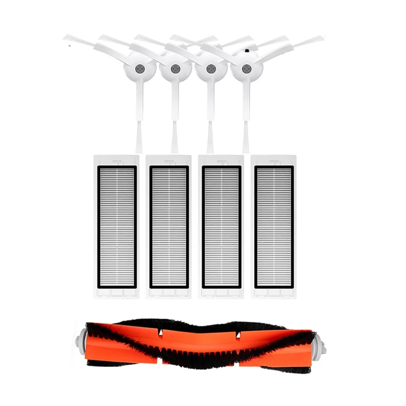 

For Xiaomi Mi Robot Vacuum Cleaner 1/1S SDJQR01RR SDJQR02RR SDJQR03RR Roborock E3, S4, S4 Max, S5 Main Side Brush Filter