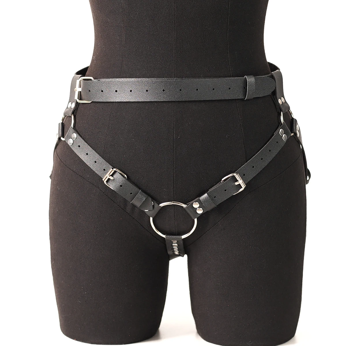 Men's exclusive PU leather thigh strap, waist strap, fashionable and practical holiday carnival clothing decoration accessories image 2