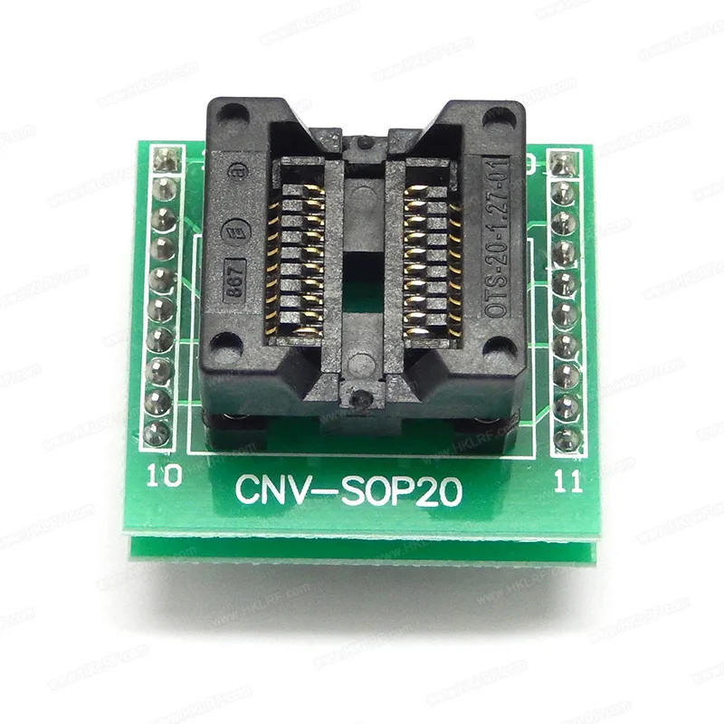 

SOP20 to DIP20 200mil CNV-SOP20 IC Test Converter Socket Adapter