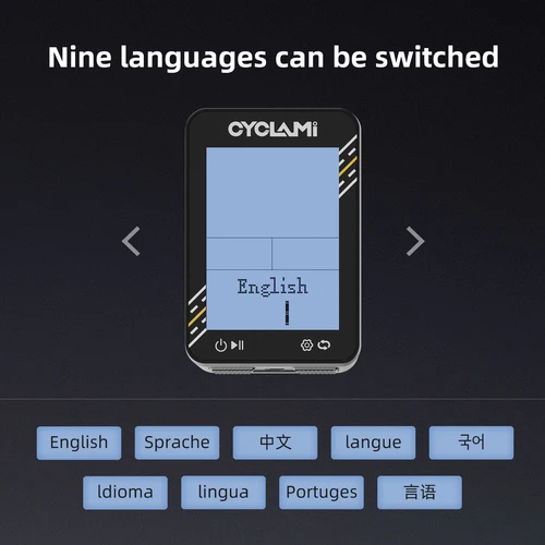 Imagen 2 del producto CYCLAMI GPS Bicicleta Computadora Cronómetro Inalámbrico IPX7 Impermeable Multilingüe Ciclismo Odómetro Velocímetro