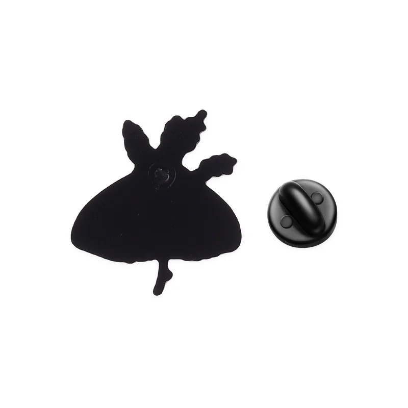 Cartoon-Mottenmann-Emaille-Pins, venezolanische Pudelmotten-Naturinsekten-Brosche, Reversnadel, modischer Halloween-Schmuck, Geschenke für Freunde – Detail 10