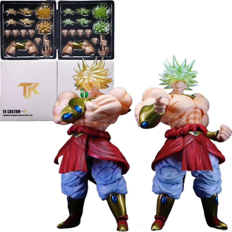 

Аксессуары для головы TK CUSTOM Dragon Ball Super Saiyan Broly, скульптура головы, аниме-фигурка, игрушки, подарки