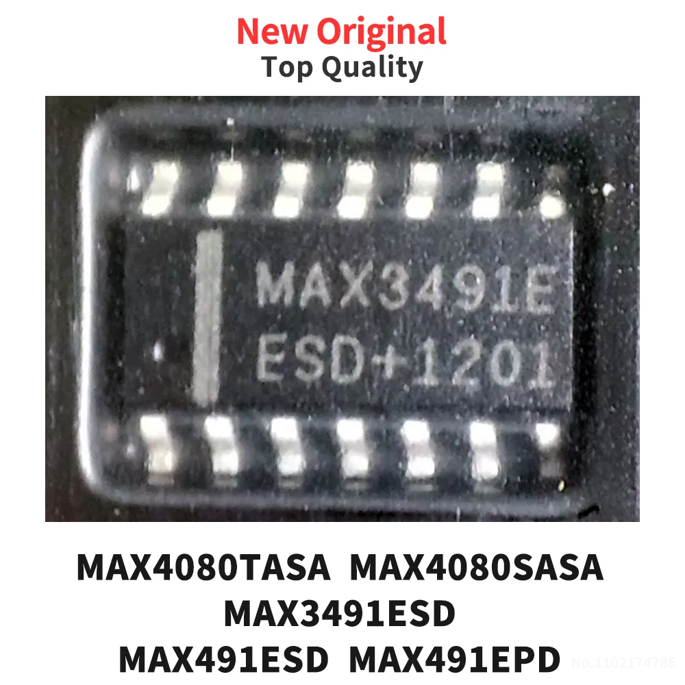 (1 Piece) MAX4080TASA MAX4080SASA MAX3491ESD MAX491ESD MAX491EPD SOP New Original