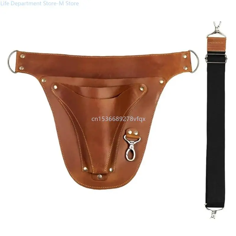 Leather Belt for Gardener Waist for Electrician Carpenter Belt Bag