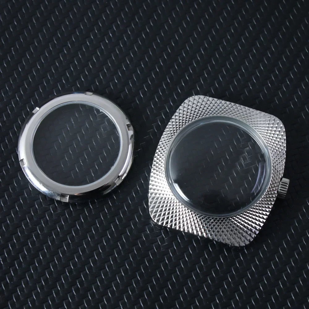 Новый ремешок для часов NH35, аксессуары, корпус 36,5 мм * 41 мм, купольное акриловое стекло для Seiko NH35 NH36, комплект часов с механизмом, корпус