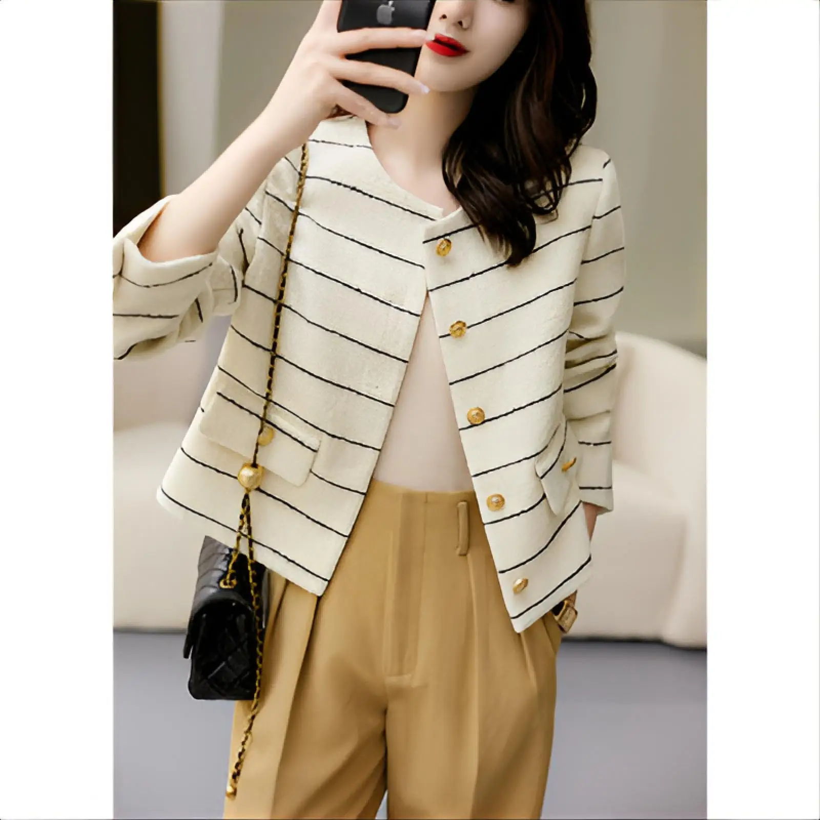 

Tweed Jacket Distressed Womens Blazer Function Field School Recreation Pure Collegiate Heritage Classic Embroidered Button-Down