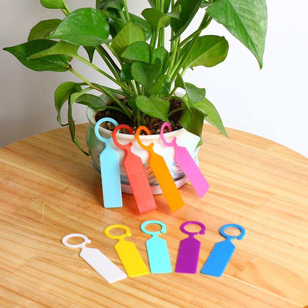 

200pcs Plant Label Tags Premium Pp Weatherproof For Greenhouse Garden Nursery Identification Markers Gardening Hanging Collar